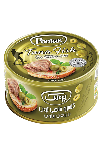 کنسرو ماهی 180گرم زیتونی پولک